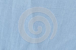Blue Polyester Elastane Fabric Close-up