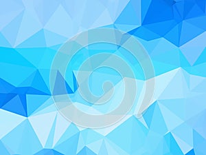 blue polygonal mosaic background, creative design templates