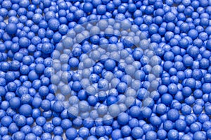 Blue Polysterene Balls background
