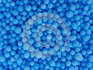Blue Polystyrene foam background