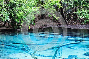 Blue pool Krabi province one the amazing in south of Thailand destination