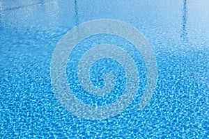 Blue pool water background