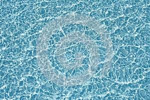 Blue pool water transparent texture reflexion photo