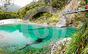 Blue Pools, South Island, New Zealand