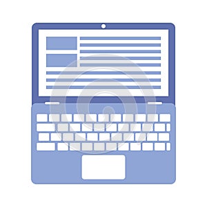 blue portatil design