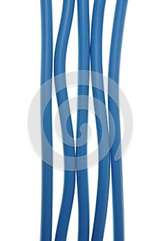 Blue power supply cable