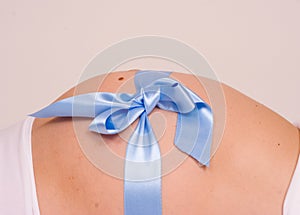 Blue pregnant gift