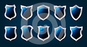 Blue protection shields