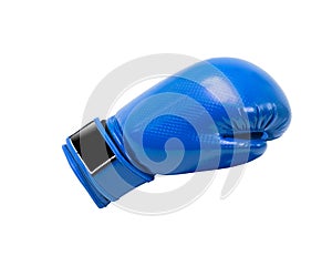 Blue protective boxing glove