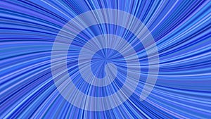 Blue psychedelic abstract spiral ray burst stripe background