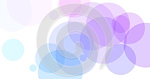 Blue and purple abstract bubble background