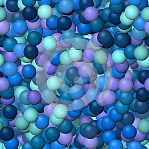 Blue purple balls seamless texture pattern background