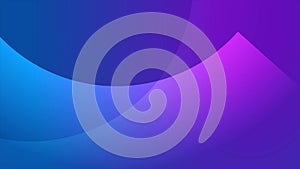 Blue and purple glowing waves abstract shiny motion background