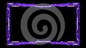 Blue Purple Light Twitch Overlay Stream Overlay Hd Screen Savers. Graphic motion