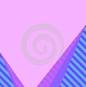 Blue with purple stripes and light purple plain background