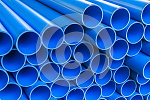 Blue pvc pipe for drinking water