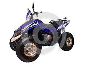 Blue quadbike