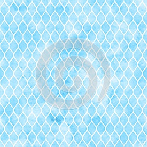 Blue quaterfoil background.