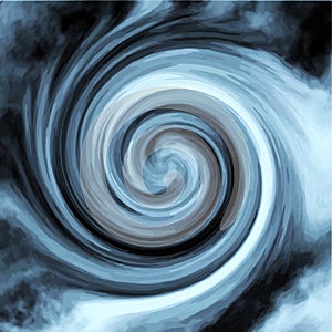 Blue Radial Swirl photo