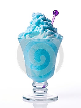 Blue raspberry milkshake