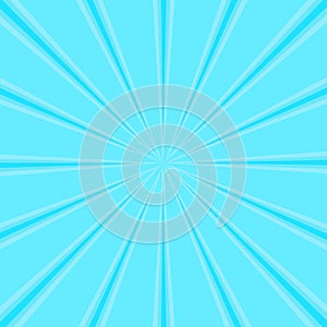 Blue ray burst background vector illustration.  Abstract background pattern seamless graphic design.
