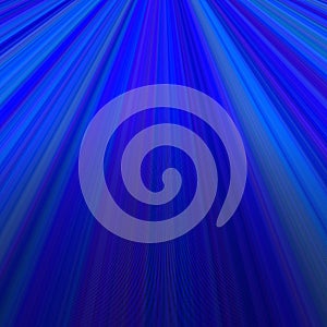 Blue ray light background - vector graphic from stripes