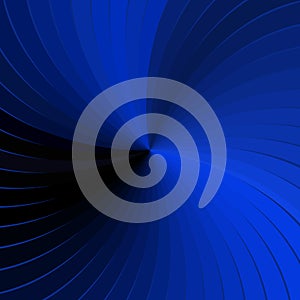 Blue rays fractal swirl sunburst wheel. Abstract background textures pattern vector illustration graphic design modern style