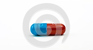 Blue-red capsule