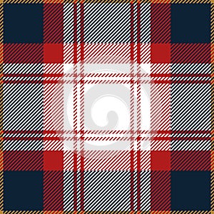 Blue And Red Tartan Plaid Seamless Scottish Pattern