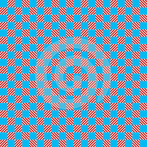 Blue and red texture chess pattern