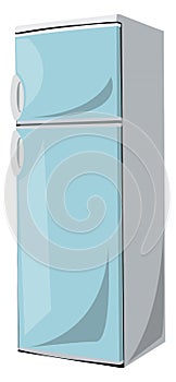 Blue refridgerator, icon