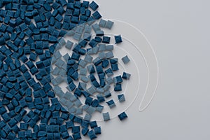 Blue reinforced plastic polymer resin