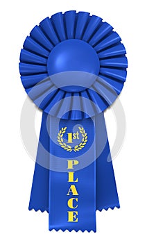 Blue Ribbon for First Place photo