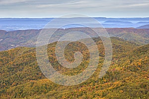 Blue Ridge and Allegheny Mountains in Virginia