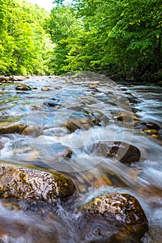 Blue Ridge Mountain River Flow