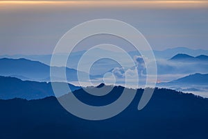 Blue Ridge Mountain Valley Sunrise