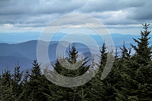 Blue Ridge Mountain Vista in North Carolina