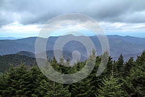 Blue Ridge Mountain Vista in North Carolina