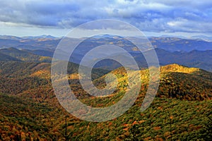 Blue Ridge Mountains in Autumn