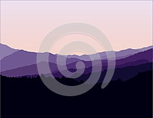 Blue Ridge Mountains Landscape