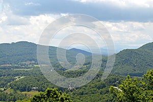 Blue Ridge Mountains view