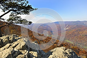 Blue Ridge Mountains View From Ravens Roost