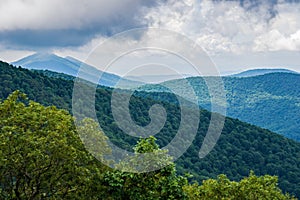 The Blue Ridge Mountains of Virginia, USA