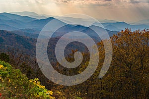 Blue Ridge Mountains of Virginia, USA