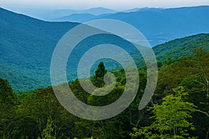 The Blue Ridge Mountains of Virginia, USA