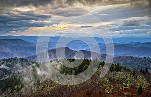 Blue Ridge Parkway Appalachians Smoky Mountains NC