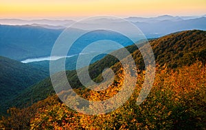 Blue Ridge Parkway Autumn Overlook