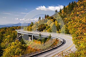 Blue Ridge Parkway Linn Cove Viaduct North Carolina