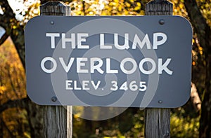 Blue Ridge Parkway, Milepost 264.4, The Lump Overlook, Purlear, North Carolina