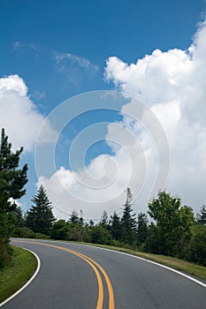 Blue Ridge Parkway National Park Autumn Scenic Vie